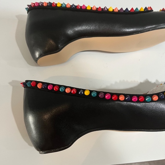 Multi Colored Faux Leather Flats - Picture 11 of 11